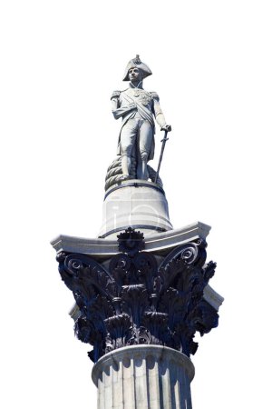 Photo for Nelsons Column in the centre of Trafalgar Square London, England - Royalty Free Image