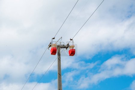 Photo for The Coloured cable cars - Royalty Free Image