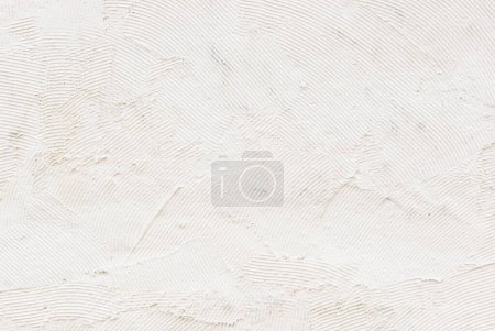 Photo for White rough plastered wall background texture - Royalty Free Image