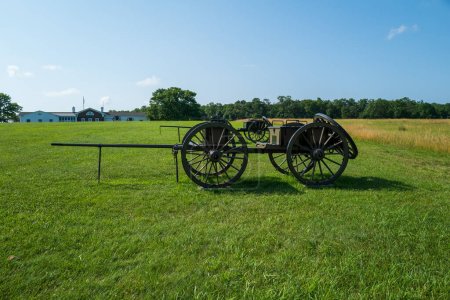 Téléchargez les photos : Caisson au parc national Battlefield - en image libre de droit