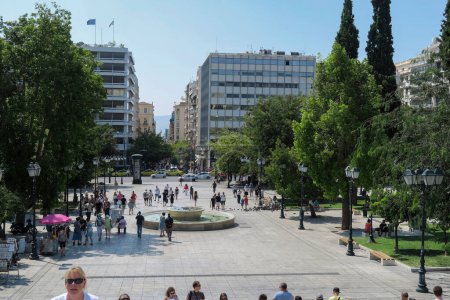 Téléchargez les photos : "Athènes, Grèce Place Syntagma (constitution)." - en image libre de droit