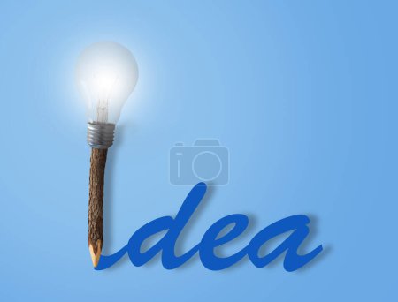 Téléchargez les photos : Idée lumineuse concept avec ampoule - en image libre de droit