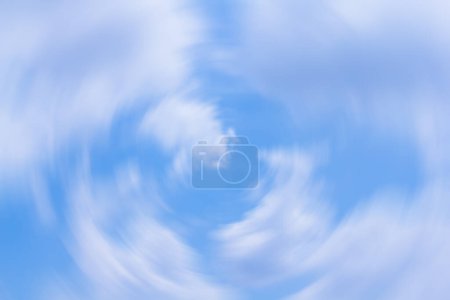 Photo for Blue Sky Swirling with clouds - Royalty Free Image