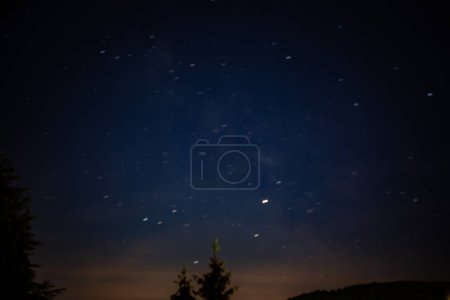 Photo for Blue night sky with stars - Royalty Free Image