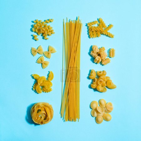 close-up shot of delicious Italian pasta