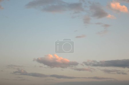Photo for Sunset on cloudy sky - Royalty Free Image