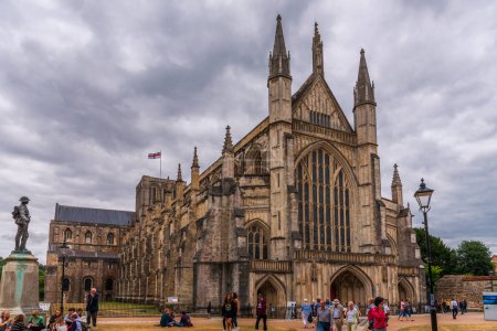 Téléchargez les photos : La célèbre cathédrale de Winchester - en image libre de droit