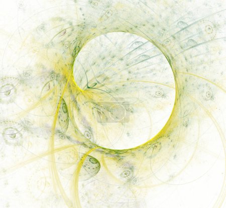Foto de "Espirales y círculos. Línea interminable y continua" - Imagen libre de derechos
