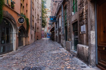 Photo for Side Street in Lyon, france - Royalty Free Image