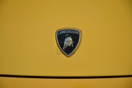 Foto de Lamborghini gallardo emblema en Quezon City, Filipinas - Imagen libre de derechos