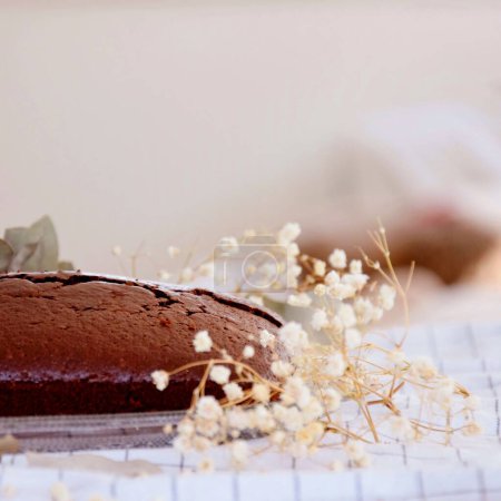Téléchargez les photos : Vue rapprochée de délicieux gâteau sucré - en image libre de droit