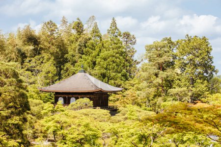 Photo for Silver Pavillion Ginkakuji Temple Kyoto Japan - Royalty Free Image