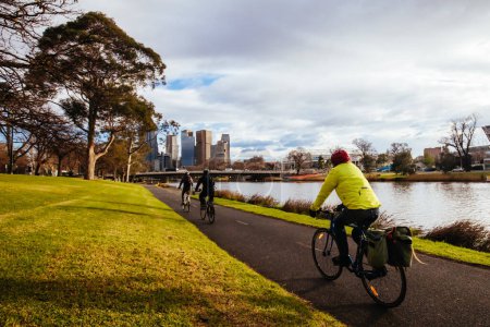 Photo for Yarra River in the Early Morning - Royalty Free Image