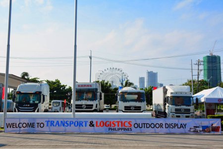 Foto de Expositor de camiones en Pasay, Filipinas - Imagen libre de derechos