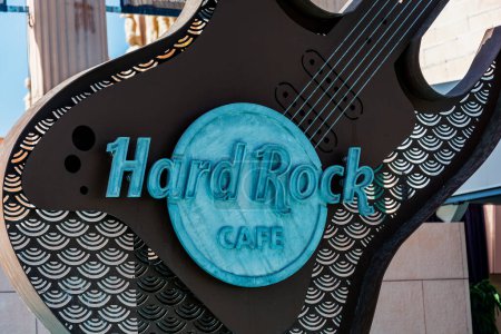 Foto de Título Hard Rock café - Imagen libre de derechos