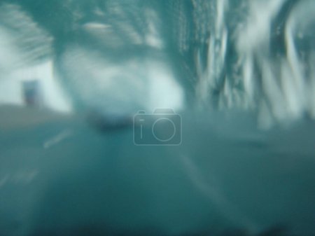 Photo for Water on the glass, colorful picture - Royalty Free Image