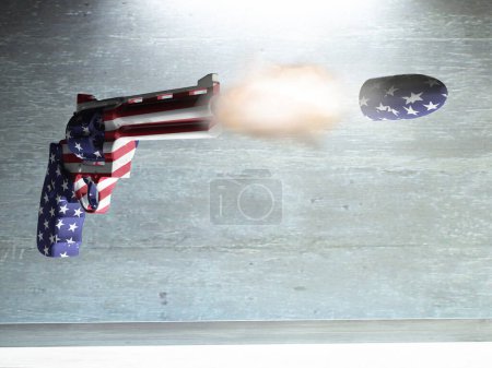 Téléchargez les photos : Vue de USA Gun - en image libre de droit
