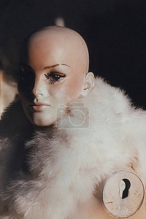 Photo for View of Bald woman mannequin - Royalty Free Image