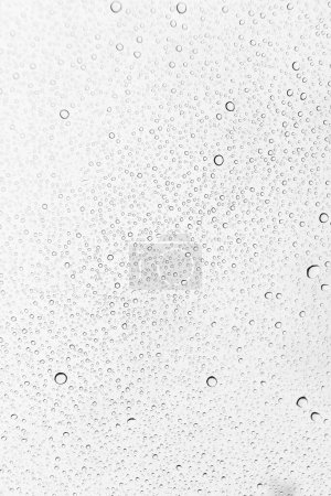 Photo for Rain drops on glass background - Royalty Free Image