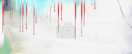 Photo for Red drips, abstract conceptual illustration - Royalty Free Image