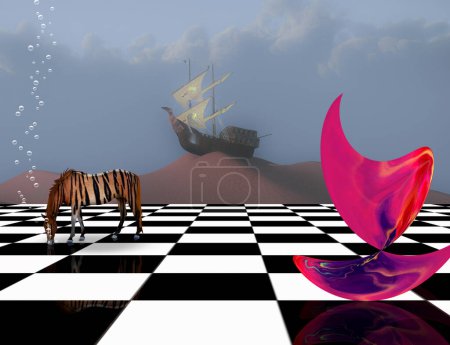 Photo for Illustration of 'Subconscious Dreams' - Royalty Free Image