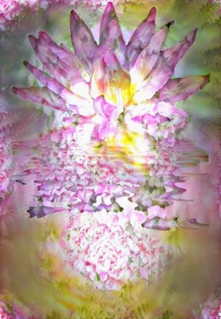 Téléchargez les photos : Lotus Flower, illustration conceptuelle abstraite - en image libre de droit