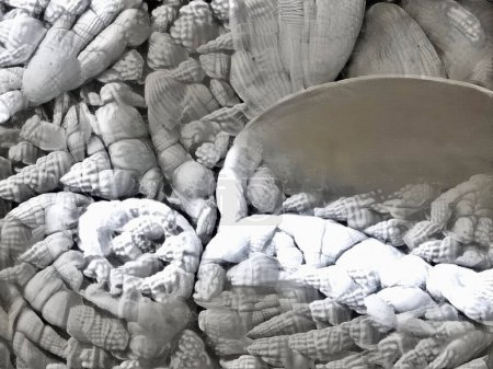 Foto de Conchas marinas, ilustración abstracta conceptual - Imagen libre de derechos