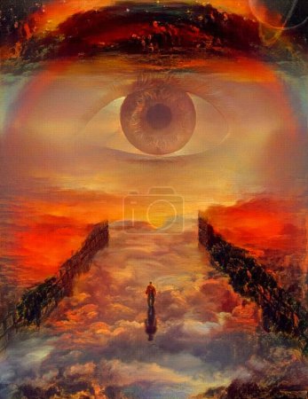 Photo for The Eye of God, conceptual abstract illustration - Royalty Free Image