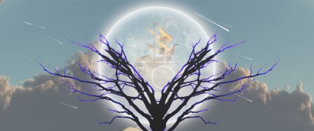 Photo for Tree of Life, conceptual abstract illustration - Royalty Free Image