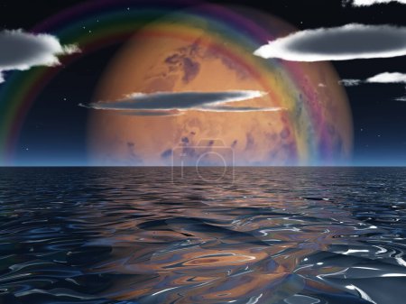 Foto de Planeta de agua, imagen colorida - Imagen libre de derechos