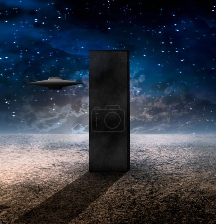 Téléchargez les photos : Approches artisanales extraterrestres Monolithe - en image libre de droit