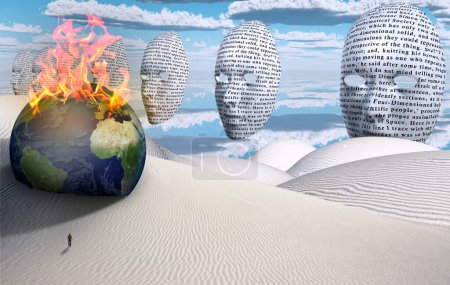 Photo for Masks, conceptual abstract illustration - Royalty Free Image