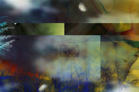 Photo for Surreal nature, conceptual abstract illustration - Royalty Free Image