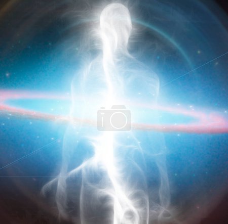 Photo for Soul or Aura, conceptual abstract illustration - Royalty Free Image