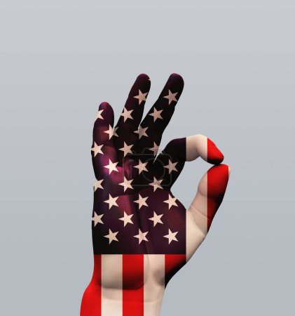 Téléchargez les photos : Illustration de concept d'image composite des USA OK - en image libre de droit