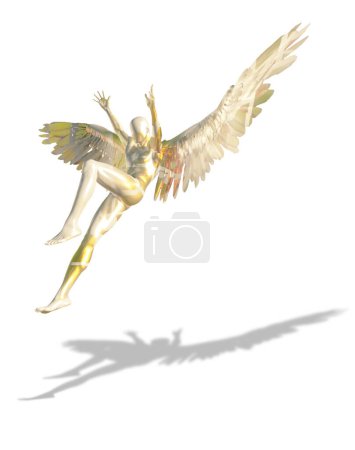 Photo for Faceless angel, conceptual abstract illustration - Royalty Free Image