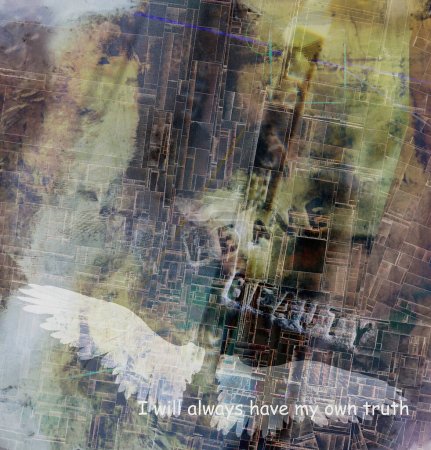 Photo for My Truth, conceptual abstract illustration - Royalty Free Image