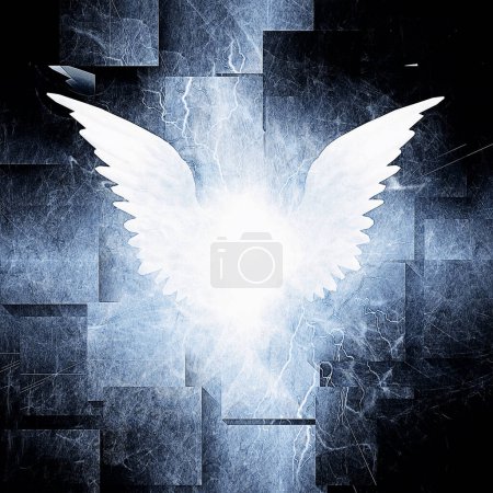 Photo for "Winged being of light" - Royalty Free Image