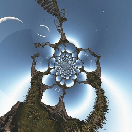 Foto de Escalera al cielo, ilustración abstracta conceptual - Imagen libre de derechos