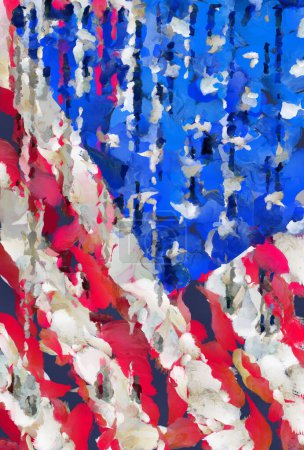 Téléchargez les photos : Couleurs nationales américaines, image colorée - en image libre de droit
