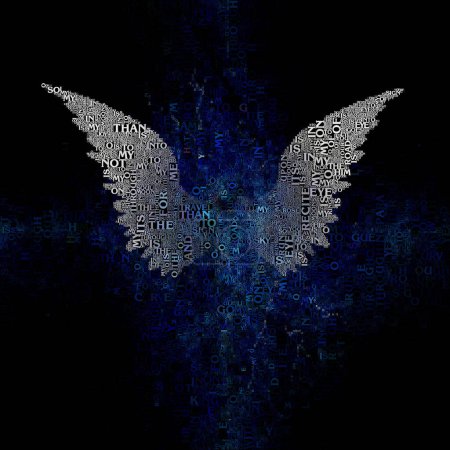 Photo for Wings, conceptual abstract illustration - Royalty Free Image