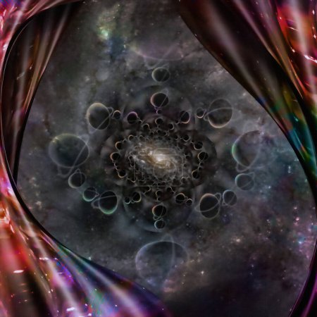 Photo for Digital illustration of 'Endless Universe' - Royalty Free Image