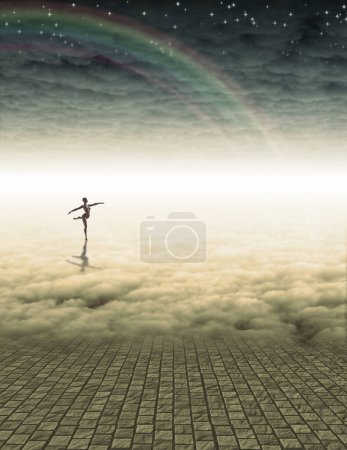 Photo for Edge of space, conceptual abstract illustration - Royalty Free Image