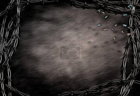Photo for Thorn, conceptual abstract illustration - Royalty Free Image