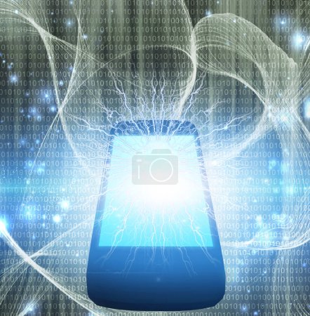 Téléchargez les photos : Smart Phone, image colorée - en image libre de droit