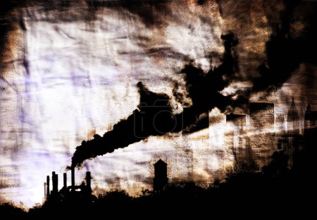 Photo for Urban sky, conceptual abstract illustration - Royalty Free Image