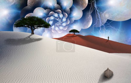 Téléchargez les photos : Vue de jour désert blanc - en image libre de droit