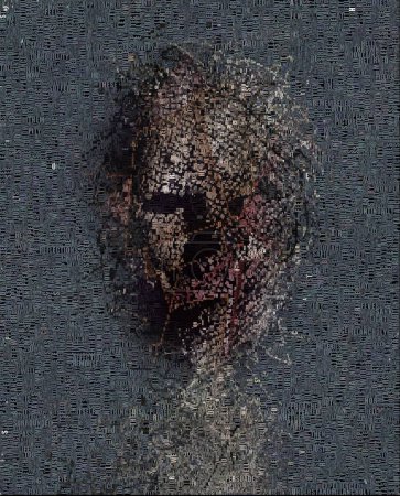 Foto de Máscara fantasma, ilustración abstracta conceptual - Imagen libre de derechos