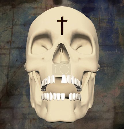 Téléchargez les photos : Sainte Mort, illustration colorée - en image libre de droit