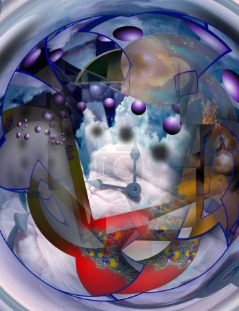 Téléchargez les photos : Fond fractal abstrait surréaliste - en image libre de droit